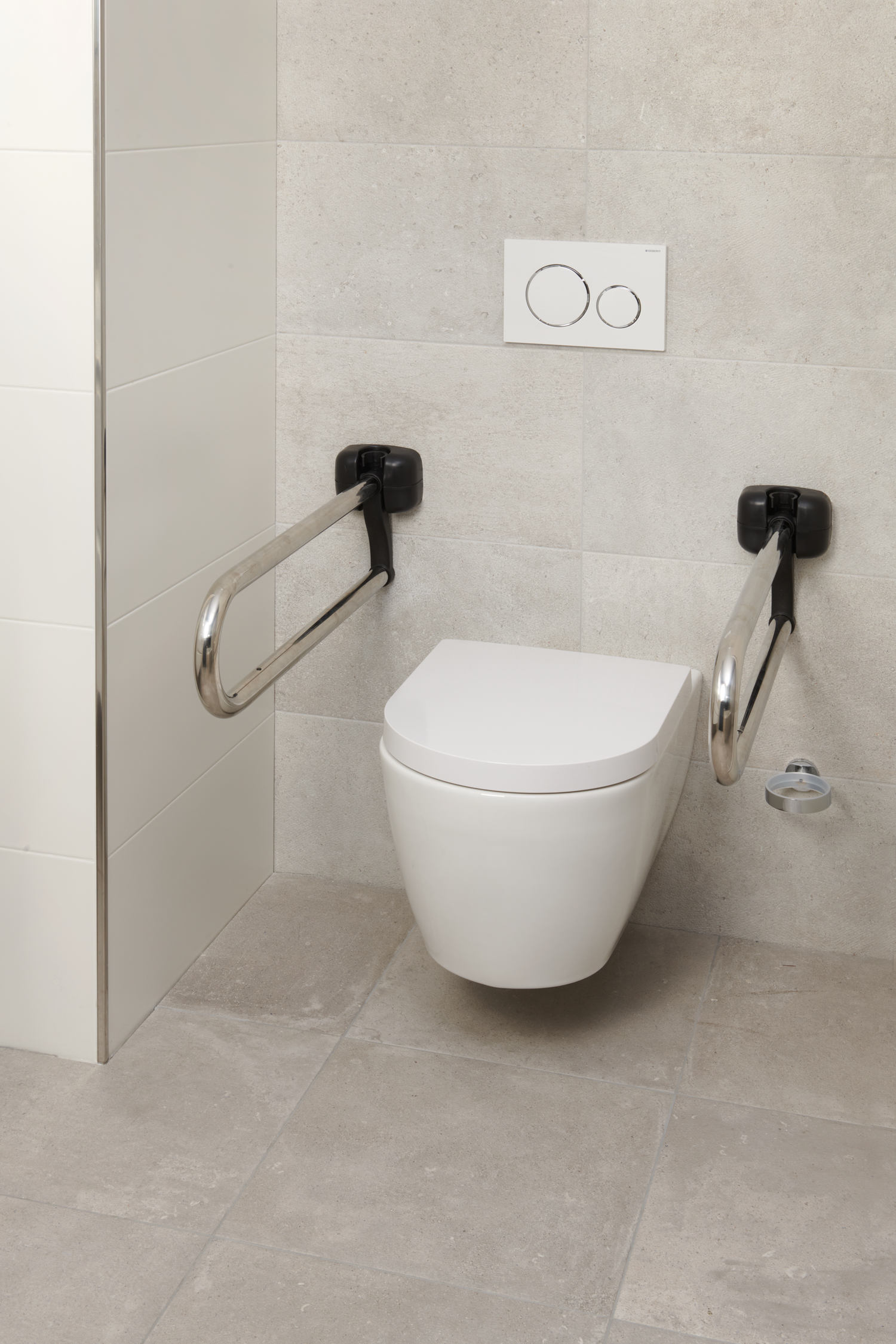 SecuCare Toilet bar foldable Premium brushed stainless steel