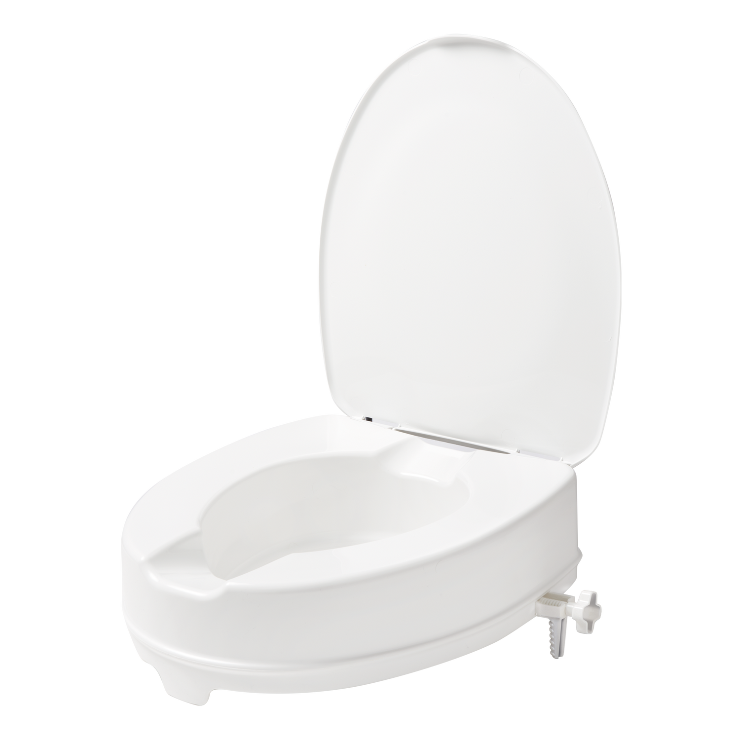 SecuCare Toilet seat raiser with lid