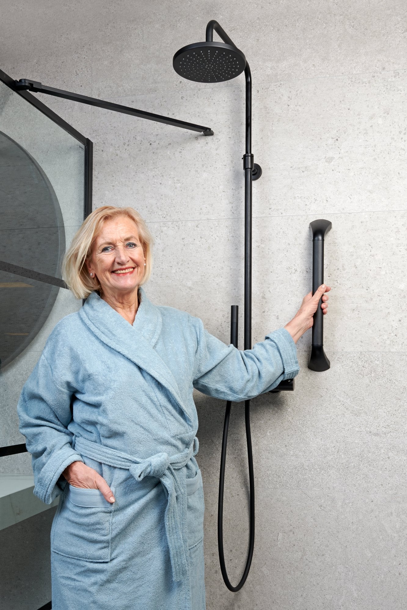 SecuCare Grab Bar aluminium, black