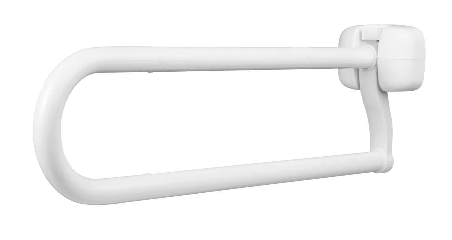 SecuCare Toilet bar foldable Premium white