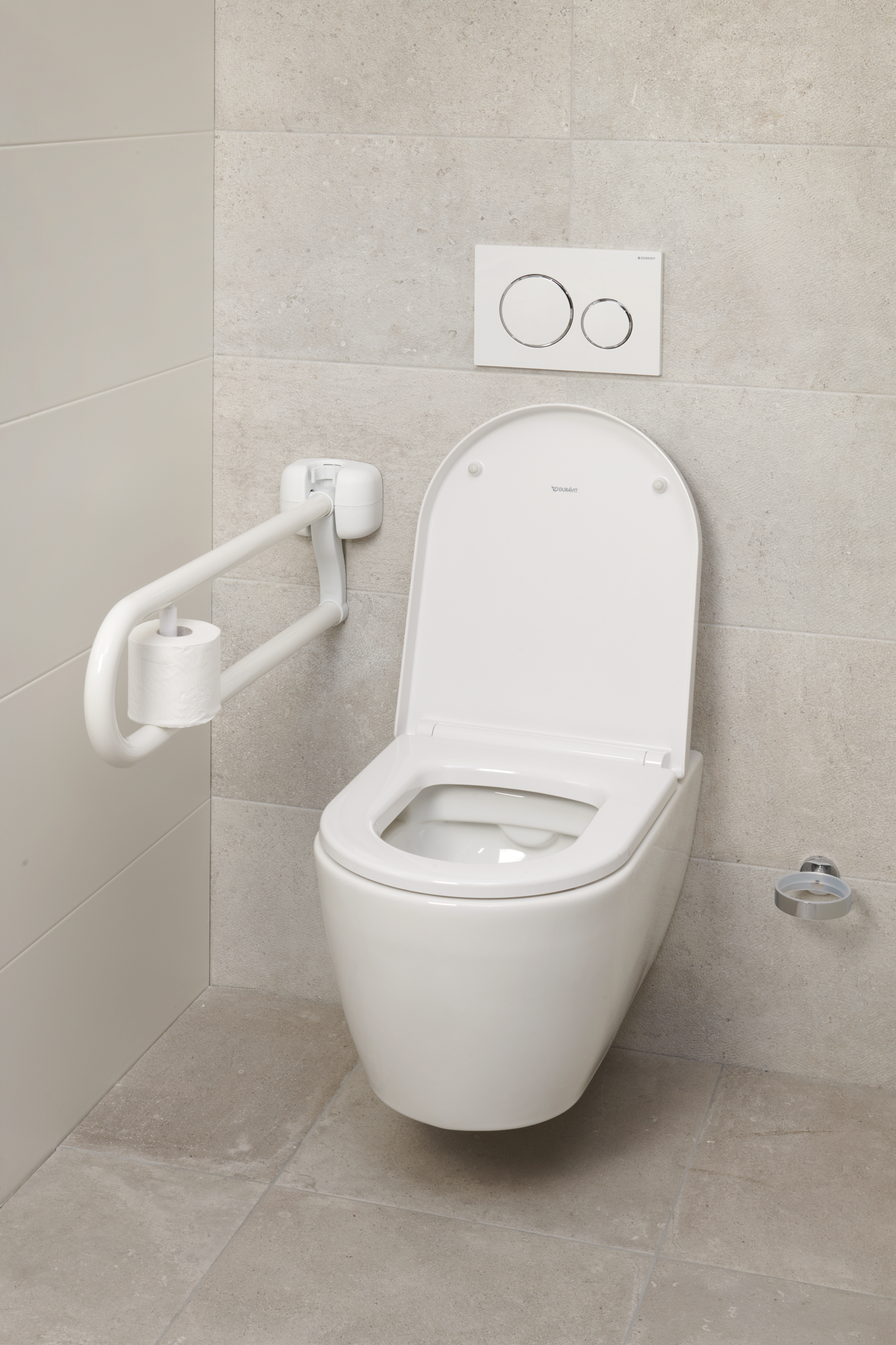SecuCare Toilet roll holder for toilet bar Premium