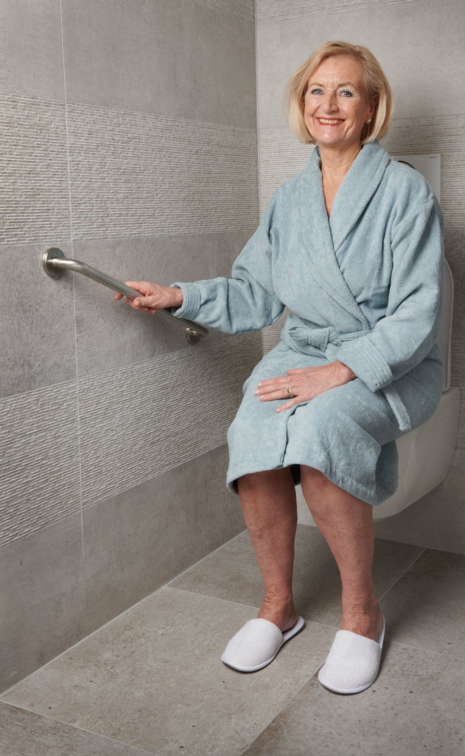 SecuCare Grab Bar ø25 mm brushed stainless steel