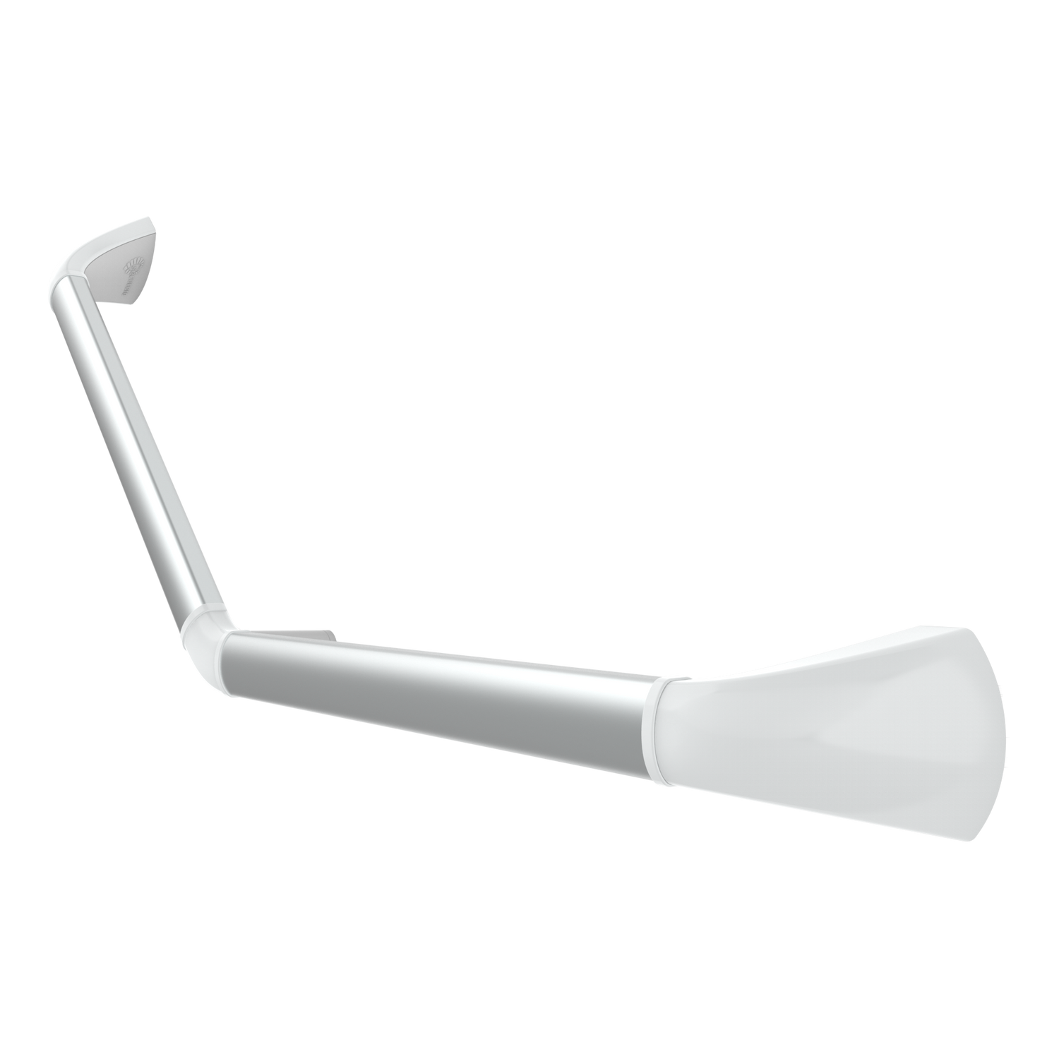 SecuCare Grab Bar Aluminium 45˚ angle, white