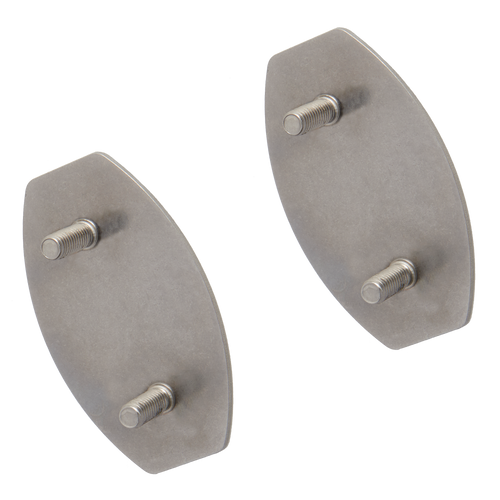 SecuCare stainless steel mounting plate for grab bars with adhesive fasteners, 2 pieces