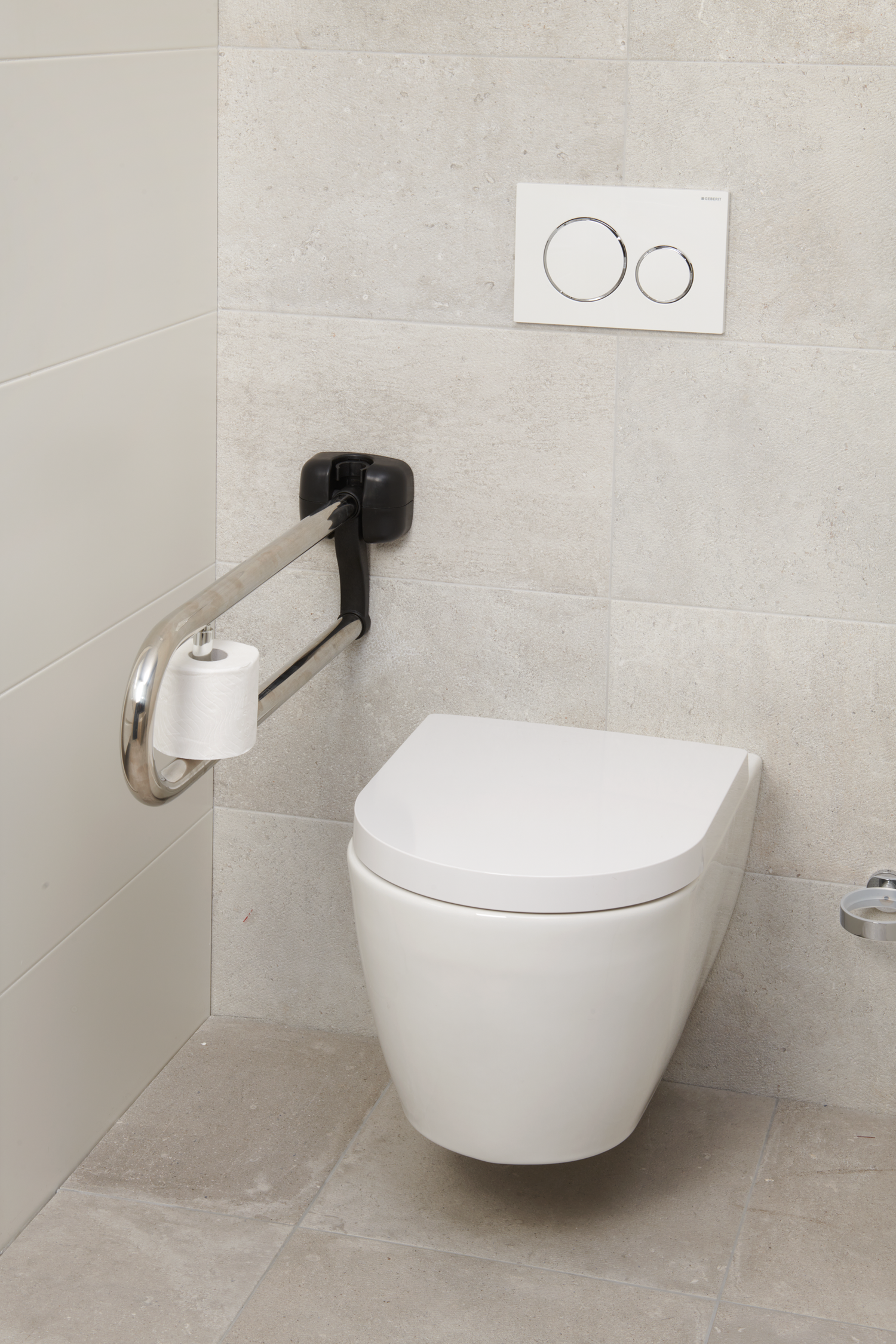SecuCare Toilet roll holder for toilet bar Premium