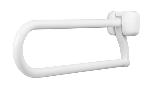 SecuCare Toilet bar foldable Premium white